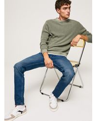 Pepe Jeans Stanley jeans regular fit mid waist - Grau