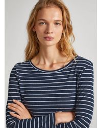 Pepe Jeans - T-shirt manches longues regular fit - Lyst