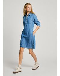 Pepe Jeans - Kleid Kurz Regular Fit - Lyst