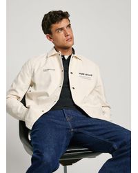 Pepe Jeans - Überhemd Gesticktes Logo Regular Fit - Lyst
