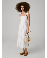 Pepe Jeans - Kleid Midi Popeline Träger - Lyst