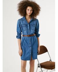 Pepe Jeans - Kleid Kurz Regular Fit - Lyst