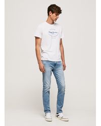Pepe Jeans Hatch 5pkt jeans slim regular waist - Blau