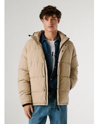 Pepe Jeans - Plumífero acolchado con capucha - Lyst