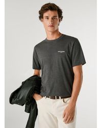 Pepe Jeans - Camiseta espalda estampada fit relaxed - Lyst