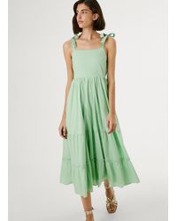 Pepe Jeans - Kleid Midi Popeline Träger - Lyst
