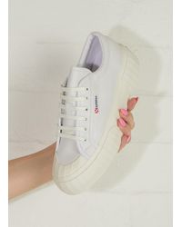 Details about   NIB SUPERGA 2422 Canvas Classic Flat High Top Black White Shoes Sneakers Lace Up 