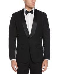Perry Ellis - Slim Fit Textured Tuxedo Jacket - Lyst