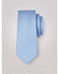 Perry Ellis - Solid Plain Weave Micro Slim Tie - Lyst