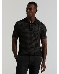 Perry Ellis - Cotton Jacquard 3 Button Sweater Polo - Lyst
