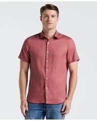 Perry Ellis - Solid Linen Shirt - Lyst
