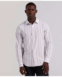 Perry Ellis - Ombre Stripe Long Sleeve Slim Fit Shirt - Lyst