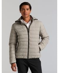 Perry Ellis - Lightweight Hooded Puffer Jacket - Lyst
