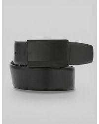 Perry Ellis - Reversible Leather Belt With Pattern Plaque, Regular - Lyst