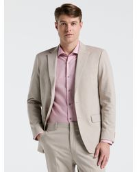 Perry Ellis - Slim Fit Solid Linen Blend Suit Jacket - Lyst