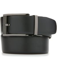 Perry Ellis - Mesh Buckle Leather Belt, Size Medium, Regular - Lyst