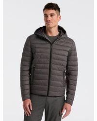 Perry Ellis - Hybrid Lightweight Puffer Jacket - Lyst