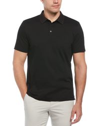 Perry Ellis - Cotton Textured Knit Polo Shirt - Lyst