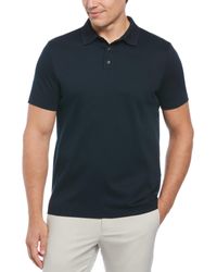 Perry Ellis - Cotton Textured Knit Polo Shirt - Lyst