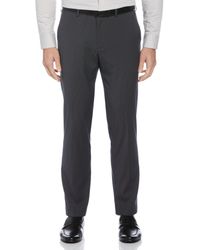 Perry Ellis Slim Fit Pinstripe Suit in Black for Men | Lyst