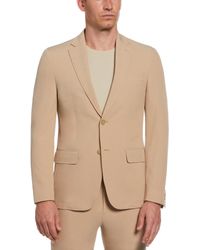 Perry Ellis - Slim Fit Tan Tech Stretch Suit Jacket - Lyst
