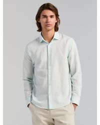 Perry Ellis - Linen Short Sleeve Shirt - Lyst