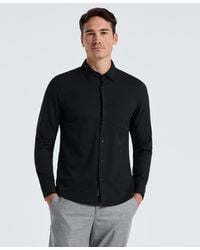 Perry Ellis - Big And Tall Untucked Total Stretch Solid Shirt - Lyst