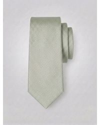 Perry Ellis - Solid Plain Weave Micro Slim Tie - Lyst