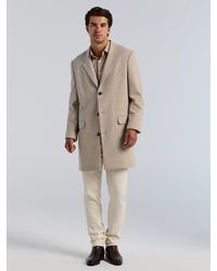 Perry Ellis - Single Breast 3-Button Overcoat - Lyst