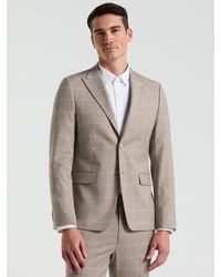 Perry Ellis - Skinny Fit Windowpane Pattern Suit Jacket - Lyst