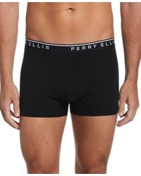 Perry Ellis - 4-Pack Cotton Stretch Boxer Brief - Lyst