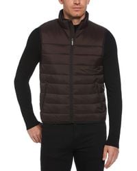 Perry Ellis - Lightweight Puffer Vest - Lyst