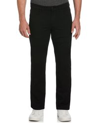 Perry Ellis - Slim Fit Dyed Solid Twill Five Pocket Pants - Lyst