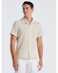 Perry Ellis - Cotton Dobby Plaid Shirt - Lyst