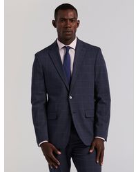 Perry Ellis - Slim Windowpane Suit Jacket - Lyst