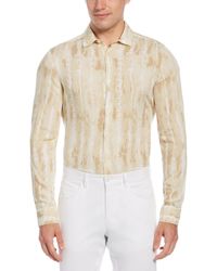 Perry Ellis - Paint Stripe Soft Long Sleeve Button-down Shirt - Lyst