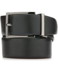 Perry Ellis - Wavy Leather Belt, Size Large, Regular - Lyst