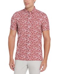 Perry Ellis - Total Stretch Slim Fit Ditsy Floral Shirt - Lyst