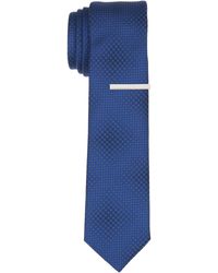 Perry Ellis - Solid Plain Weave Slim Necktie - Lyst