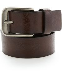 Perry Ellis - Grained Leather Belt - Lyst