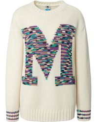 Missoni Wolle Andere materialien sweater in Weiß Damen Pullover und Strickwaren Missoni Pullover und Strickwaren 