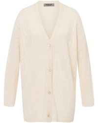 Peter Hahn - Long-Strickjacke Aus 100% Kaschmir - Lyst