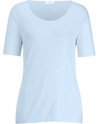 Peter Hahn Rundhals-shirt langem 1/2-arm - Blau