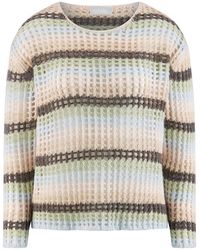 include - Rundhals-Pullover Kaschmir - Lyst