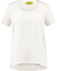 LIEBLINGSSTÜCK Blusen-Shirt 1/2-Arm beige - Weiß