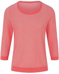 Peter Hahn - Rundhals-Pullover Aus 100% Supima-Baumwolle - Lyst