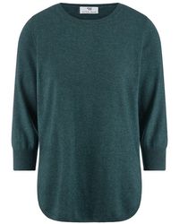 Peter Hahn - Rundhals-Pullover Aus Seide Und Kaschmir, Gr. S - Lyst