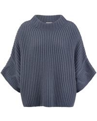 include - Pullover Mit 3/4-Arm Aus Schurwolle Und Kaschmir, Gr. S - Lyst