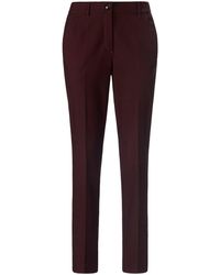 mayfair by Peter Hahn Le pantalon coupe barbara taille 38 - Rouge