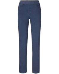 Damen Bekleidung Jeans Jeans mit gerader Passform RAPHAELA by BRAX Denim Comfort plus-jeans modell carina in Weiß 